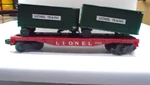 Lionel Lines Post War No. 3460 Trailer Flat Freight Car. Fixed Price $35.00.
