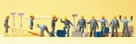 Preiser 10220 Ho Scale People Working Construction Workers PKG(10). Fixed Price $34.99.