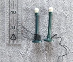 2 Vintage Atlas Ho Scale Boulevard Lamp Post 803-150 Model Railroad Light Tested. Fixed Price $10.00.