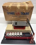 Lionel Postwar O-gauge Operating Culvert Loader With 6342 Gondola Ob #2. Fixed Price $76.95.