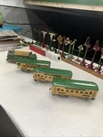 American Flyer Lines Prewar 3109 Locomotive, 3171 Coach, 3172 Observation Set. Fixed Price $172.49.