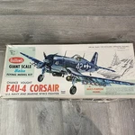 Guillow's F4U-4 Corsair Giant Scale Balsa Flying Model Kit 1004, 1/16. Fixed Price $107.99.