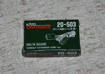 Scale Track Kato 20-503 Turnout Extension Cord For Ho Gauge. Fixed Price $5.99.