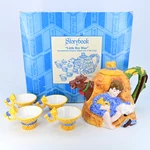 Department 56 Storybook Little Blue Boy Set - Teapot & 4 Cups W/ Box. Fixed Price $13.76.