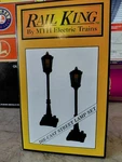 Mth Rail King MT-1026 Metal No 56 Green Street Lamp Post Piece Set 30-1026 Nib. Fixed Price $24.95.