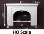 Ho Scale Tunnel Portal, Cut Stone, Double Track MON-111. Fixed Price $17.99.