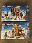 Lego 10263 Winter Village Fire Station 10267 Gingerbread House New Sealed. Fixed Price $499.99.