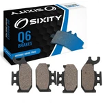 Front Organic Brake Pads 2001 Bombardier Traxter 500 Xl Set Full Kit Vu. Fixed Price $14.70.