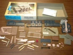 House Under Construction With Box 2803-149 Plasticville U.s.a. Scale Vintage. Fixed Price $34.20.