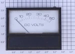 La Marche P1DV-E50-V1S Panel Mount 0-50 Dc Volts Meter. Fixed Price $25.00.