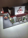 Menards 279-6149 Gauge Arby's Restaurant With 1951 Ford Model No. MC90852 Ob. Fixed Price $96.00.