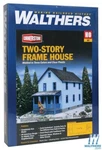 New Walthers 933-3786 Two-story Frame House Kit Scale Train Free Ship. Fixed Price $42.99.