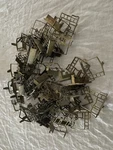 65 Piece Lot Of Original American Flyer Gauge Caboose Brass End Railings. Fixed Price $19.99.