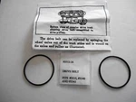 Lionel Drive Belts (2) New 3540 3512 3545, Radar Car, Fire Tv W/inst's. Fixed Price $5.99.