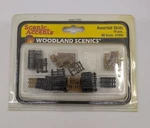 Woodland Scenics A1854 Ho Scale Accents Assorted Skids (set Of 15). Fixed Price $11.04.
