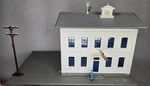 Model Power 684 Ho Scale Embassy Building With 1 Figure. Fixed Price $21.34.