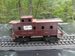 Lionel Caboose 6037 Dark Red Lines. Fixed Price $16.95.
