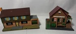 Tyco # 945-700 Lighted Colonial House Scale AFTB15 & General Store-train. Fixed Price $24.99.