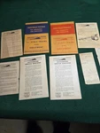 Original American Flyer Operating Instructions Misc Paperwork, Look. Fixed Price $44.99.