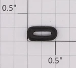 Lionel 6019-11 1/4" X 1/2" Black Oval Grommet (50). Fixed Price $25.00.