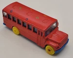 1998 Maisto My Very First Wheels Red School Bus 1/64 Scale Loose. Fixed Price $7.00.