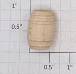 Acme 1000X-847 Gauge Unfinished 7/8" 5/8" Wooden Pickle Barrel (10). Fixed Price $10.00.