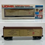 Lionel Gauge 1982 Commercial Express Reefer 6-5711 New Old Stock. Fixed Price $25.00.