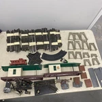 Lot Of 39 Piece Lionel & 027 Gauge Post War Train Track/ Many Accessories 1A3. Fixed Price $60.00.