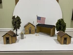 Pola Scale Custom Wood Homestead Building Set W/ Trees Shed + More Nice Lot!. Fixed Price $299.99.