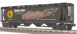 Mth Railking Long Island 4 Bay Cylindrical Map Hopper Car! Gauge Freight Lirr. Fixed Price $135.00.