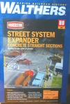 Walthers Ho #933-3155 Street System Expander-- Straight Sections Only W/sidewalk. Fixed Price $18.25.