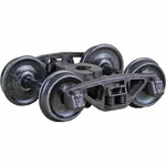 New Kadee A.s.f. Ride Control 50-TON Self Centering Trucks With 33'' Wheels (2). Fixed Price $19.49.
