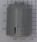 American Flyer PA-13C201GX S-scale Gray Blank Canister No Lettering. Fixed Price $7.00.