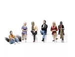 Woodland Scenics A2129 Train Figures People Sitting (6 Pcs). Fixed Price $19.69.