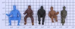 Acme 0705-0934 Gauge Sitting Figure Assortment (set Of 5). Fixed Price $15.00.