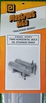 Plastruct 2-1/2 X 3-1/2 1-1/2 Twin Horizontal Storage Oil Tank #2014 New. Fixed Price $21.99.