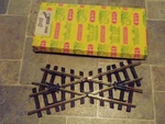 Vintage Lgb 1300 Scale Degree Crossing Crossover Brass Track Yellow Box. Fixed Price $39.00.