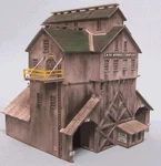 Blair Line 186 Ho Cash Mine Works Laser-cut Building Kit W/loading Bays. Fixed Price $128.41.