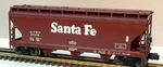 Lionel Santa Fe Bay 3 Acf Centerflow Hopper Car 6-17108 Std. Scale. Fixed Price $35.00.