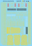 Microscale 60-196 N Black 1950-1970 Sp&s Diesel Switchers Waterslide Decal Sheet. Fixed Price $6.40.