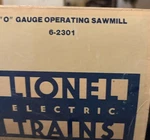 Lionel Gauge Operating Sawmill 6-2301 Model Railroad Building. Fixed Price $75.00.