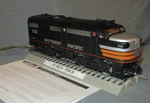 K-line 2116 Southern Pacific Dual Motor Alco FA-2 Diesel O/027 Ga. Wks W/ Lionel. Fixed Price $95.00.