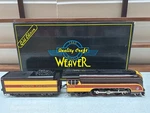 Weaver G1087-LP Union Pacific 49ER 4-6-2 Steam Locomotive W/ Tender 3 Rail Ln. Fixed Price $875.00.