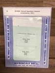 Microscale Decal 60-4223: Conrail Operation Lifesaver Locomotives 1997+. Fixed Price $12.00.