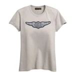 Harley Davidson Women's Winged Bar And Shield Logo Tee Z99101-18VW/000L. Fixed Price $97.76.