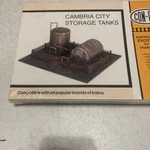Ho Scale Con-cor 9056 Cambria City Storage Tanks Building Structure Kit. Fixed Price $12.99.