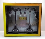 Mth 30-1066 Standard Gauge #54 Die-cast Brown Street Lamp Set (pack Of 2) Nib. Fixed Price $34.99.