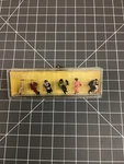 Preiser Ho Scale Figures #137: (6) Seated Passengers New C-6. Fixed Price $24.99.