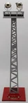 Mth 10-1044 Standard Gauge #92 Flood Light Towers Silver With Red Base Ex. Fixed Price $44.99.