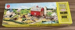Scale Aurora Postage Stamp Farm House & Barn Set Building Bridge Kit Series. Fixed Price $29.00.